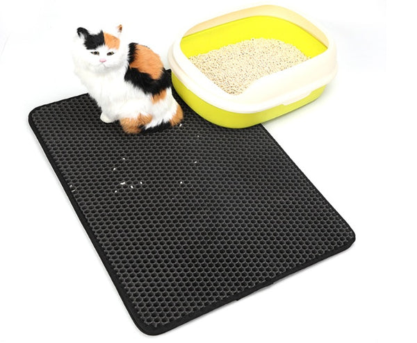 Double-Layer Cat Litter Mat