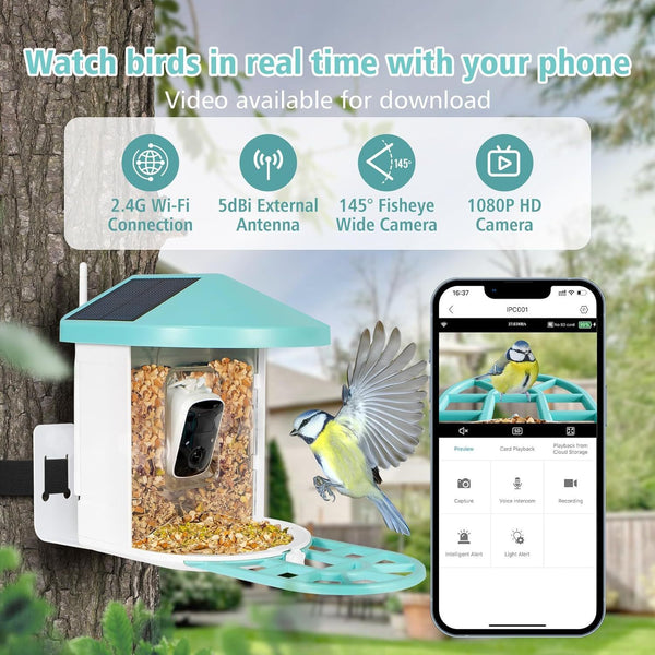 Smart Feeder Surveillance Wireless Camera