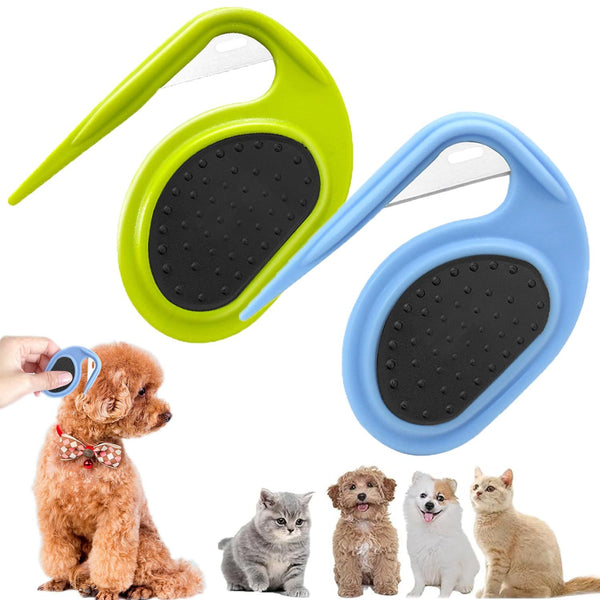 New Cat Dog Comb Pet Open Knot Comb Cat Puppy Hair Fur Shedding Grooming Trimmer Comb Blade Comb Cat Brush